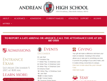 Tablet Screenshot of andreanhs.org